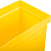 Winholt® 148BIN-YW, Ingredient Bin, Polyethylene, 14-5/8L x 9-1/4W x 23-1/4H, Yellow
																			