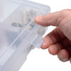 Durham Large Plastic Compartment Box LP16-CLEAR - 16 Compartments, 13-1/8x9x2-5/16
																			