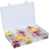 Durham Large Plastic Compartment Box LPADJ-CLEAR - Adjustable with 20 Dividers, 13-1/8x9x2-5/16
																			