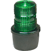 Federal Signal LP3M-120G Strobe light, male pipe mount, 120VAC, Green