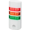 Federal Signal SCB-024TC SemiStat, 24VAC/VDC, tri color, white finish