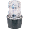 Federal Signal LP3P-120C Strobe, pipe mount, 120VAC, Clear