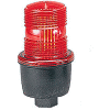Federal Signal LP3P-120R Strobe, pipe mount, 120VAC, Red
