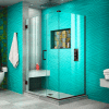 Dreamline SHEN-24440300-06 Unidoor Plus Hinged Shower Enclosure, Bronze, 44" x 30-3/8" x 72"