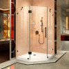 Dreamline SHEN-2238380-06 PrismLux Hinged Shower Enclosure, Bronze, 38-1/4" x 38-1/4" x 72"