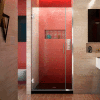 Dreamline SHDR-243207210-01 Unidoor Plus Hinged Shower Door, Chrome, 32 to 32-1/2" x 72"