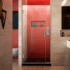Dreamline SHDR-243457210-04 Unidoor Plus Hinged Shower Door, Brushed Nickel, 34-1/2 to 35" x 72"