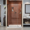 Dreamline SHDR-4147720-06 Elegance Pivot Shower Door, Bronze, 47-3/4 to 49-3/4" x 72"