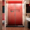 Dreamline SHDR-245757210-01 Unidoor Plus Hinged Shower Door, Chrome, 57-1/2 to 58" x 72"