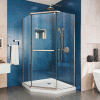 Dreamline SHEN-2138380-04 Prism Pivot Shower Enclosure, Brushed Nickel, 38-1/8" x 38-1/8" x 72"