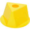 Inventory Control Cone, 3 Sided - Yellow
