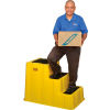 3 Step Nestable Plastic Step Stand - Yellow 25-3/4 W x 42 D x 29 H - NST
																			