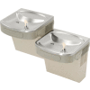 Elkay ADA Barrier Free Water Cooler, Light Gray Granite, 2 Station, Reversible, EZSTL8LC