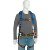 FallTech® 7073LX Foreman 3-D Full Body Harness, 3 D-rings, Size L/XL