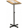 Xpediter Adjustable Podium / Lectern Stand - Medium Oak