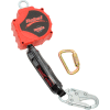 3M PROTECTA® Rebel Self Retracting Lifeline, 20' Web Snap Hook Carabiner, 3100431