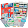 Global Industrial First Aid Kit - 3 Shelf Steel Cabinet, ANSI Compliant, 75-100 Person
