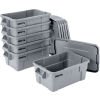 Rubbermaid 14 Gallon Brute Tote with Lid FG9S3000GRAY - 27-1/2 x 16-3/4 x 10-3/4 - Gray - Pkg Qty 6
																			