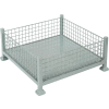 Global Industrial Mini-Bulk Container 38x38x16 2600 Lb Capacity - Wire Mesh Sides