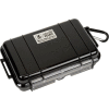 Pelican 1040 Watertight Micro Case With Liner 7-1/2" x 5-1/16" x 2-1/8", Black