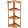34x12 Corner Flip Flop Bookcase - Medium Oak
