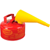 Eagle Type I Safety Can - 1 Gallon with Funnel - Red
