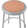 24inH Hardboard Stool - Backless - Gray - Pack of 2
																			