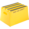 1 Step Plastic Step Stand - Yellow 19-1/2"W x 14"D x 12"H - ST-1 YEL