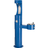 Elkay LK4420BF1UBLU, Bi-Level Outdoor Pedestal Fountain, Upper Water Refilling Station