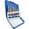 10-pc Spiral Extractor & Drill Bit Set in Metal Index