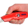 Self-Retracting Safety Knife with Ergonomic No-Slip Handle
																			