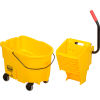 Rubbermaid WaveBrake® 2.0 Mop Bucket & Wringer Combo W/ Side Press, 26 Qt. - FG748000YEL
																			