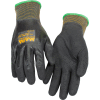 MAPA® Ultrane 526 Grip & Proof Nitrile Fully Coated Gloves, Lt Weight, 1 Pair, Size 7, 526417