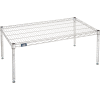 Nexel® Chrome Wire Dunnage Rack - 36"W x 21"D x 14"H