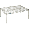 Standard Wire Shelf Platform, Poly-Z-Brite, 24"W x 36"L x 14"H