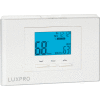 LUX Low Voltage Digital 7-Day Programmable Thermostat P521U - 2 Stage Heat 1 Cool Heat Pump 24 VAC