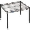 Nexel® Black Epoxy Wire Dunnage Rack - 30"W x 18"D x 14"H