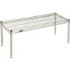 Nexel® Poly-Z-Brite® Wire Dunnage Rack - 36"W x 14"D x 14"H