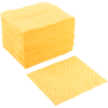 Global Industrial™ Hazmat Pad, Heavy Weight, 15" x 18", Yellow, 100/Pack