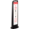 Cortina Trailblazer 03-768BLK-MSD Vertical Panel, Black, 45", XL, "Do Your Part – Stay 6 Feet Apart"