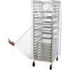 Win-Holt SRC-58/3Z, Bakery Rack Cover, Clear Plastic, 3 Zippers
																			