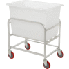 Winholt Aluminum Bulk Mover 6 Bushel 30-6-A/WH with White Tub, 33"L x 24"W x 36"H