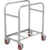 Winholt Mobile Stainless Steel Lug Cart SS-L-2 Capacity 2 Lug, 25"L x 16"W x 33"H, No Lugs