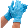 Defend® Medical/Exam Textured Nitrile Gloves, Powder-Free, Blue, L, 100/Box, NG-2005