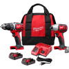 Milwaukee 2691-22 M18 Cordless Li-Ion 2-Tool Combo Kit