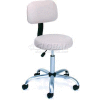 Boss Medical Stool with Backrest - Vinyl - Beige