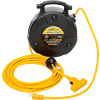 Reelcraft LG3040 123 9 12 AWG / 3 Cond x 40ft, 15 AMP, Triple Outlet, with Cord