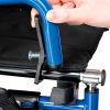 20" Blue Streak Wheelchair, Flip Back Desk Arms, Swing-away Footrests