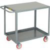 Little Giant® All Welded Service Cart LG-2436-BRK, 2 Shelves Flush Top, 24 x 36