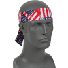Ergodyne® Chill-Its® 6700 Evaporative Cooling Bandana - Tie, Stars/Stripes, One Size